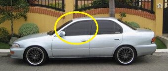 Стекло боковое TOYOTA SPRINTER 1991-1995 (#E10#) 4d sed FD/LH 
Бренд: BSG