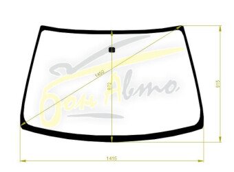 Стекло лобовое ISUZU GEMINI 1993-1996 (MA4-7) 
Бренд: BSG с зеленой полосой
