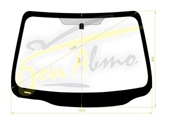 Стекло лобовое NISSAN VERSA 2011-2019 (N17-LHD) 
Бренд: BENSON с зеленой полосой