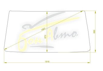 Стекло лобовое ISUZU FORWARD 1983-1994 (FSR-std-1916*890*1960) 
Бренд: BENSON с синей полосой