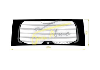 Стекло заднее с обогревом HONDA STEPWGN 2022- (RP6) 
Бренд: BENSON Тонированное