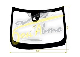 Стекло лобовое NISSAN DAYZ 2019- (B45W-RHD) фурнитура, 
Бренд: FYG