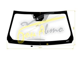 Стекло лобовое TOYOTA LAND CRUISER 2021- (FJ300-RHD) обогрев щеток, место под 1 камеру, место под датчик дождя, 
Бренд: BENSON с синей полосой