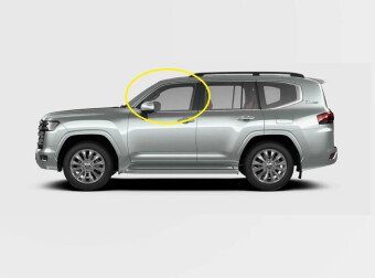 Стекло боковое TOYOTA LAND CRUISER 2021- FJ300 LFD/LH 
Бренд: ZDG