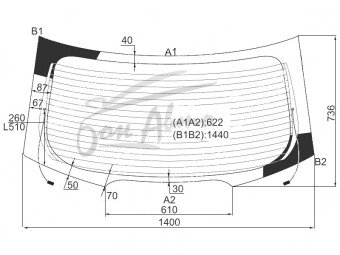 Стекло заднее с обогревом RENAULT KOLEOS 2007-2015 (HY) 
Бренд: BENSON