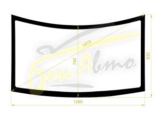 Стекло лобовое NISSAN ROOX 2008-2013 (ML21S) 
Бренд: BSG с зеленой полосой