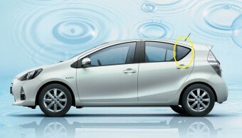 Стекло боковое TOYOTA AQUA 2011-2021 NHP10 RQ/LH 
Бренд: BENSON Тонированное