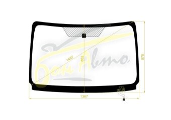 Стекло лобовое TOYOTA SPADE 2012- (NCP141) обогрев щеток фурнитура, 
Бренд: FYG