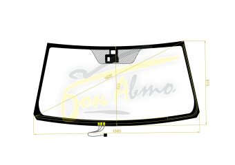 Стекло лобовое TOYOTA LAND CRUISER 2007-2021 (J200-RHD) обогрев щеток, место под датчик дождя, 
Бренд: BENSON