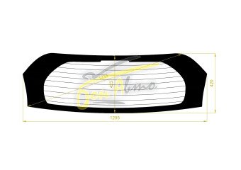 Стекло заднее с обогревом NISSAN NOTE 2012-2020 (E12) 
Бренд: BENSON