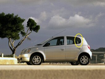 Стекло боковое TOYOTA YARIS 1999-2005 (SCP11-5d) RQ/LH 
Бренд: BSG