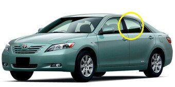 Стекло боковое TOYOTA CAMRY 2006-2011 (ACV40) RD/LH 
Бренд: BSG