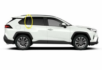 Стекло боковое TOYOTA RAV 4 2018- ASA50 RQ/RH 
Бренд: BENSON Тонированное