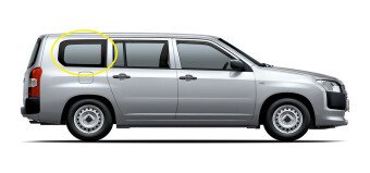 Стекло боковое TOYOTA PROBOX 2003- (NCP50) SW/RH/X 
Бренд: BENSON