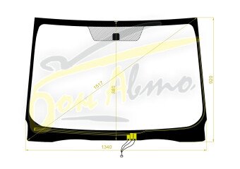 Стекло лобовое TOYOTA RACTIS 2010-2016 (NCP12#/NSP12#) обогрев щеток,
Бренд: КМК с синей полосой