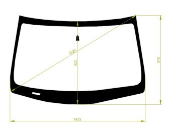 Стекло лобовое INFINITI Q50 2013- (V37-4d sed) 
Бренд: BENSON