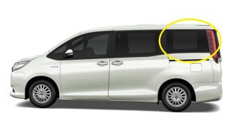 Стекло боковое TOYOTA NOAH 2014-2022 ZR80 SW/LH/X 
Бренд: BENSON Тонированное