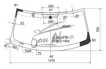Стекло лобовое SCION XB 2007-2015 (ZRE152) 
Бренд: BENSON