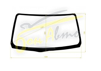 Стекло лобовое SUZUKI MR WAGON 2011-2016 (MF33-RHD) 
Бренд: BENSON с синей полосой