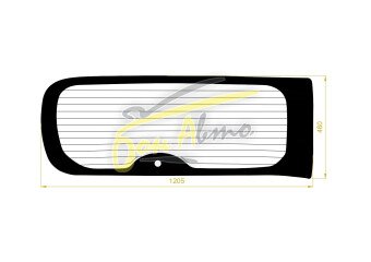 Стекло заднее с обогревом NISSAN CUBE 2008- (Z12) 1 отверстие 
Бренд: BENSON