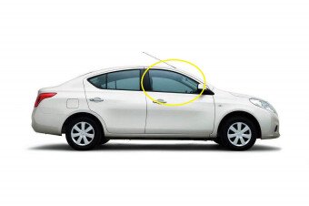 Стекло боковое NISSAN VERSA 2013- (#N17) 4d FD/RH 
Бренд: BSG