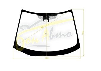 Стекло лобовое TOYOTA PREVIA 2005- (ACR50-RHD-2016) место под 1 камеру 
Бренд: BENSON с синей полосой