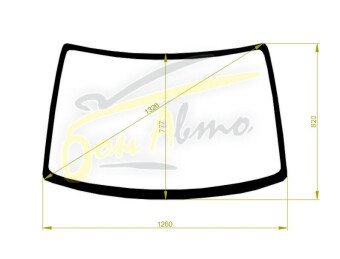 Стекло лобовое MAZDA AZ-WAGON 1999-2003 (MC21S) 
Бренд: BSG с зеленой полосой