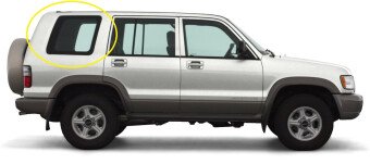 Стекло боковое ISUZU TROOPER 1991-2002 (UBS69 -5d) SW/RH/X 
Бренд: BSG