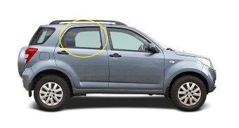 Стекло боковое DAIHATSU TERIOS 2006-2017 (J200) RD/RH фурнитура, 
Бренд: BENSON