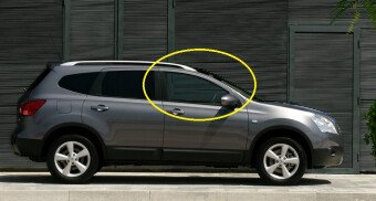 Стекло боковое NISSAN QASHQAI+2 2009-2014 KJ10 FD/RH 
Бренд: BENSON