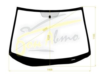 Стекло лобовое MAZDA CX-7 2006-2012 (ER-RHD) 
Бренд: BSG с зеленой полосой