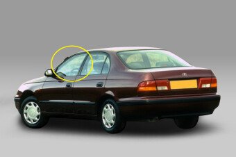 Стекло боковое TOYOTA CARINA E 1992-1998 (#T19#) FD/LH 
Бренд: BSG