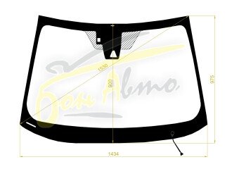 Стекло лобовое TOYOTA C-HR 2016- (ZYX10-RHD) обогрев щеток, место под 1 камеру, место под датчик дождя, 
Бренд: BENSON