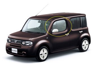 Стекло боковое NISSAN CUBE 2008- Z12 FD/LH 
Бренд: BSG
