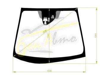 Стекло лобовое HONDA SHUTTLE 2015- (GP8-RHD-5d), место под 3 камеры, место под датчик дождя, 
Бренд: BENSON с синей полосой