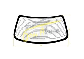 Стекло заднее с обогревом TOYOTA VISTA 1990-1994 (SV30-sed) 
Бренд: BENSON