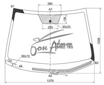 Стекло лобовое HYUNDAI ACCENT 2010-2017 (RB-LHD-4d sed) обогрев щеток 
Бренд: BENSON