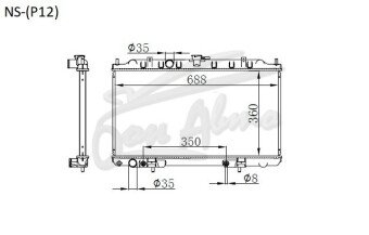 Радиатор MAZDA FAMILIA 1999-2006 (Y11)(wag*35) (QR20) 
Бренд: TONGSHI PL16AT