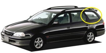 Стекло боковое TOYOTA CALDINA 1997-2002 ST210 SW/LH/H/X антенна, 
Бренд: BENSON