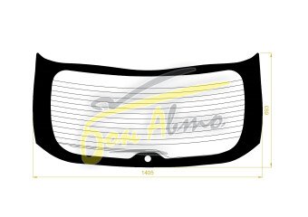 Стекло заднее с обогревом LEXUS RX 2003-2008 (XU30-FLAT-спойлер) 1 отверстие 
Бренд: BENSON