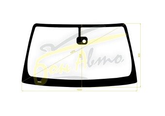 Стекло лобовое NISSAN XTERRA 2005-2015 (R51-LHD) место под датчик дождя 
Бренд: YHG с синей полосой