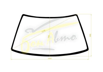 Стекло лобовое TOYOTA SUPRA 1986-1993 (GA70) 
Бренд: BENSON