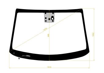 Стекло лобовое HYUNDAI TUCSON 2015-2020 (TL-LHD) обогрев щеток, место под датчик дождя, место под датчик влажности, 
Бренд: BENSON с синей полосой