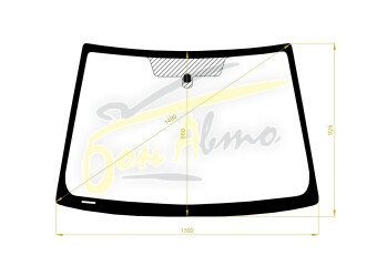 Стекло лобовое BYD F3 2005- (зерк) 
Бренд: BSG с зеленой полосой