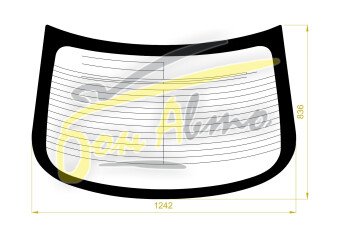 Стекло заднее с обогревом NISSAN ALMERA 2012-2018 (G11-RUS) 
Бренд: BSG