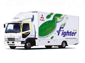 Стекло боковое MITSUBISHI FUSO FIGHTER 1992- FK60 2 отверстия FD/LH 
Бренд: BENSON