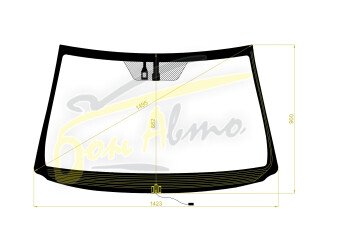 Стекло лобовое TOYOTA VANGUARD 2007-2013 (ACA33-RHD) обогрев щеток, место под датчик дождя, 
Бренд: BENSON