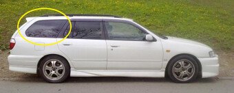 Стекло боковое NISSAN PRIMERA 1995-2001 (P11) wag SW/RH/X 
Бренд: BSG