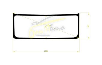 Стекло лобовое DAEWOO PRIMA ULTRA 2010- (2322*825*) 
Бренд: BENSON