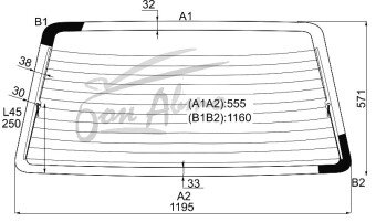 Стекло заднее с обогревом TOYOTA COROLLA 1991-2000 (AE100-5d wag)
Бренд: ZDG